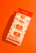 Load image into Gallery viewer, TANGERINE BLOSSOM  HAND AND FACE WIPES  (Anti-Bacterial, Moisturizing, with Vitamin E)-Mini Wipes
